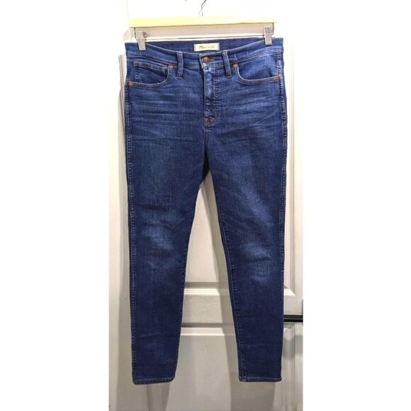 Madewell | 10" High-Rise Skinny Jeans In Wendover Wash: TENCEL™ Denim Edition - Picture 6 of 12